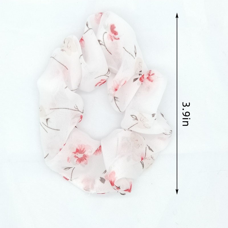 Dây Buộc Tóc Đính Hoa Vải Thời Trang Cho Nữ