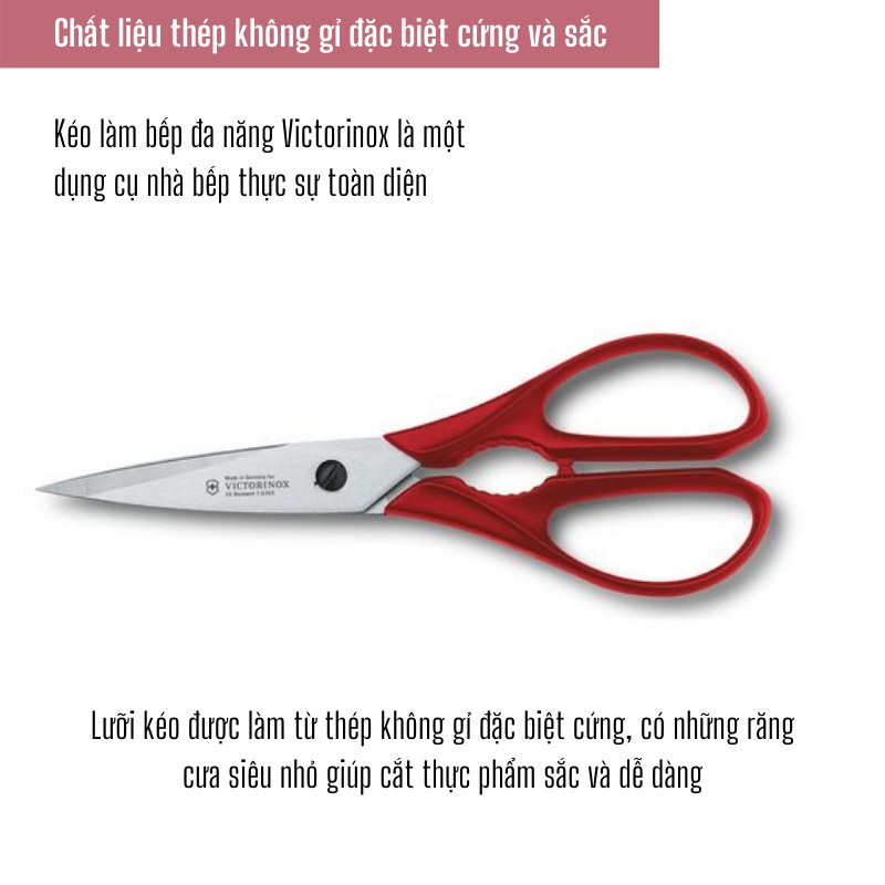 Kéo bếp đa năng Victorinox chuyên cắt thịt, cá