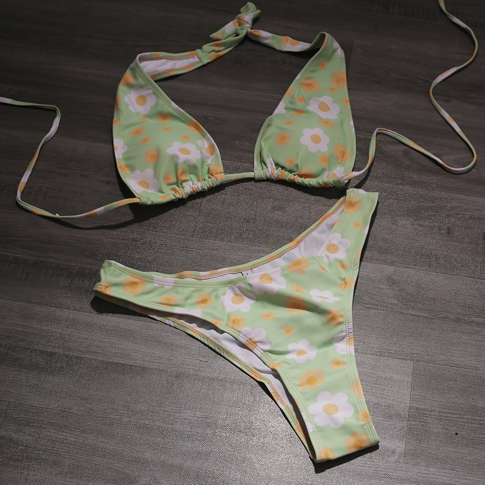 Bộ Bikini Hai Mảnh In Họa Tiết Hoa Cho Nữ