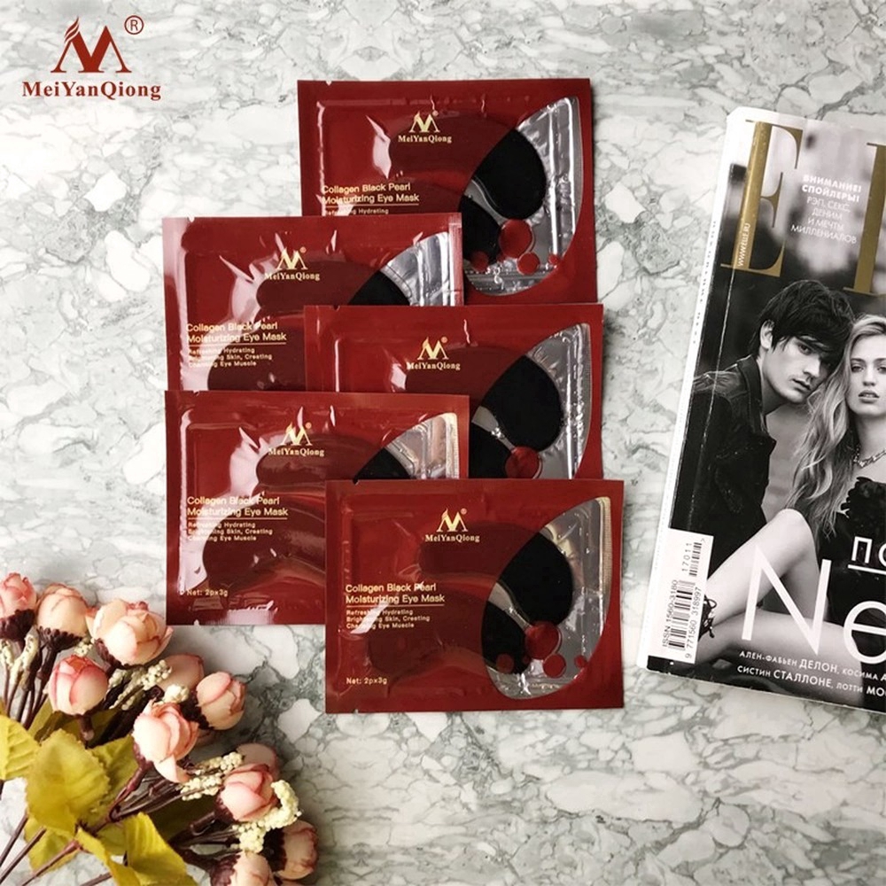 Mặt Nạ Mắt Collagen Tinh Chất Ngọc Trai Đen Meiyanqiong Dưỡng Ẩm Chống Nếp Nhăn Và Lão Hóa | BigBuy360 - bigbuy360.vn