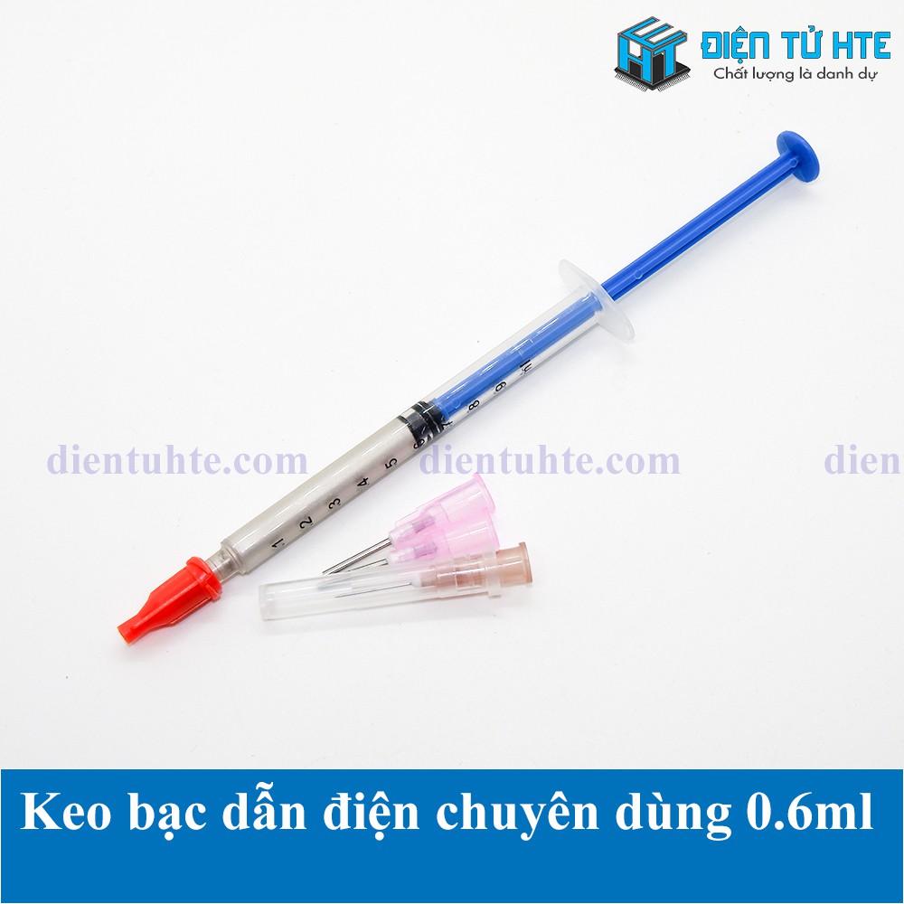 Keo bạc dẫn điện chuyên dùng 0.6ml kèm 3 đầu kim [CN2]