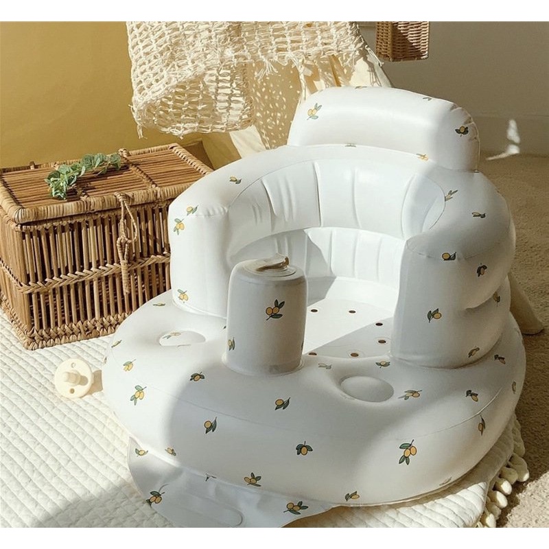 Ghế Ngồi Bơm Hơi Phong Cách Hàn Quốc Cho Bé