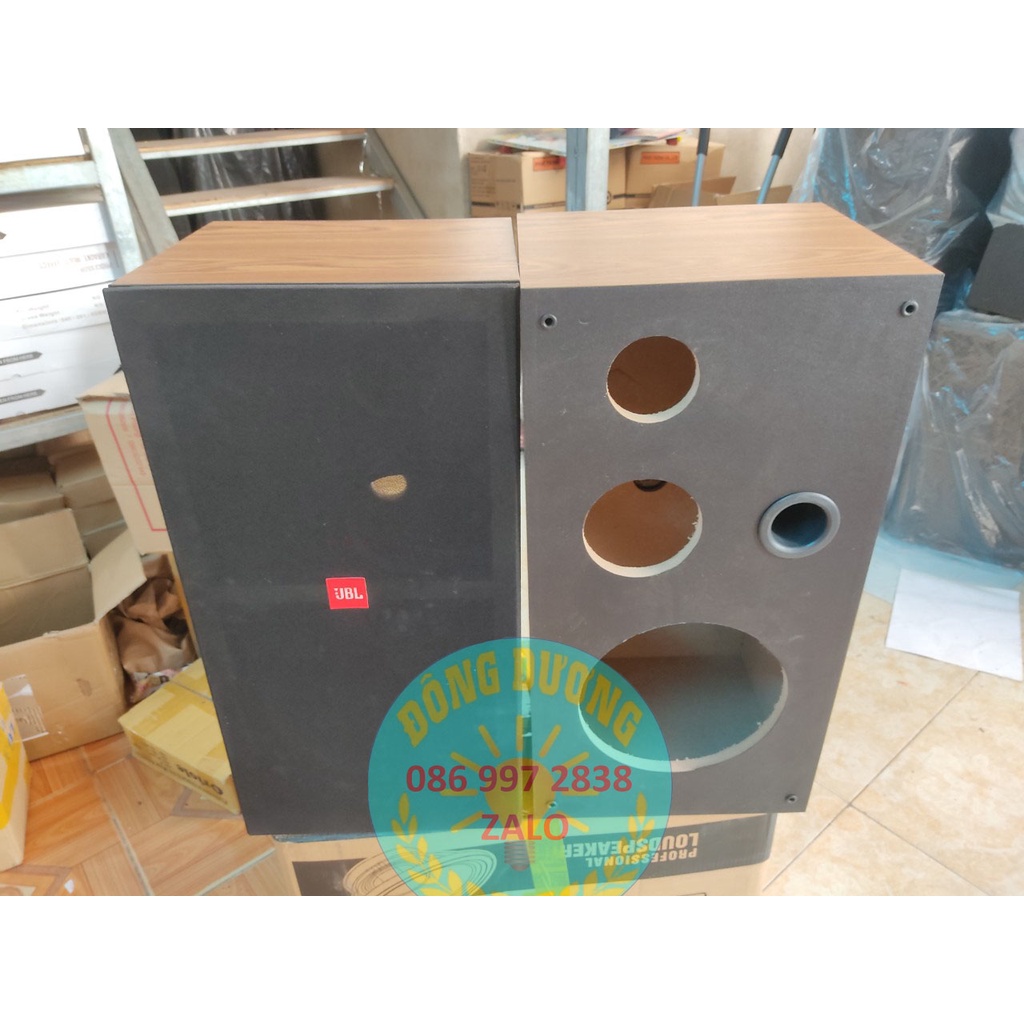 VỎ THÙNG 25 JB L 3 ĐƯỜNG TIẾNG - LẮP 1 BASS 1 MID 1 TREBLE - VỎ THÙNG 3 LOA -GIÁ 1 CHIẾC