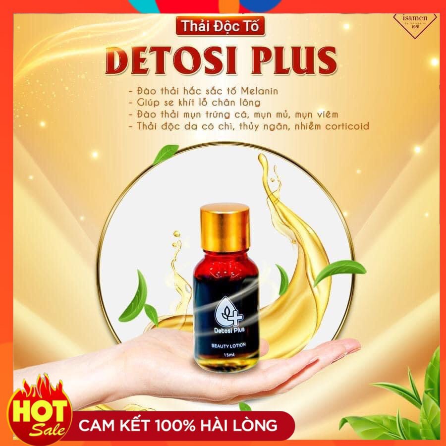 [TẶNG MẶT NẠ] Thải độc tố Detoshi plus tái tạo làn da mới, giảm mụn ẩn mụn cám, se khít lỗ chân lông | BigBuy360 - bigbuy360.vn