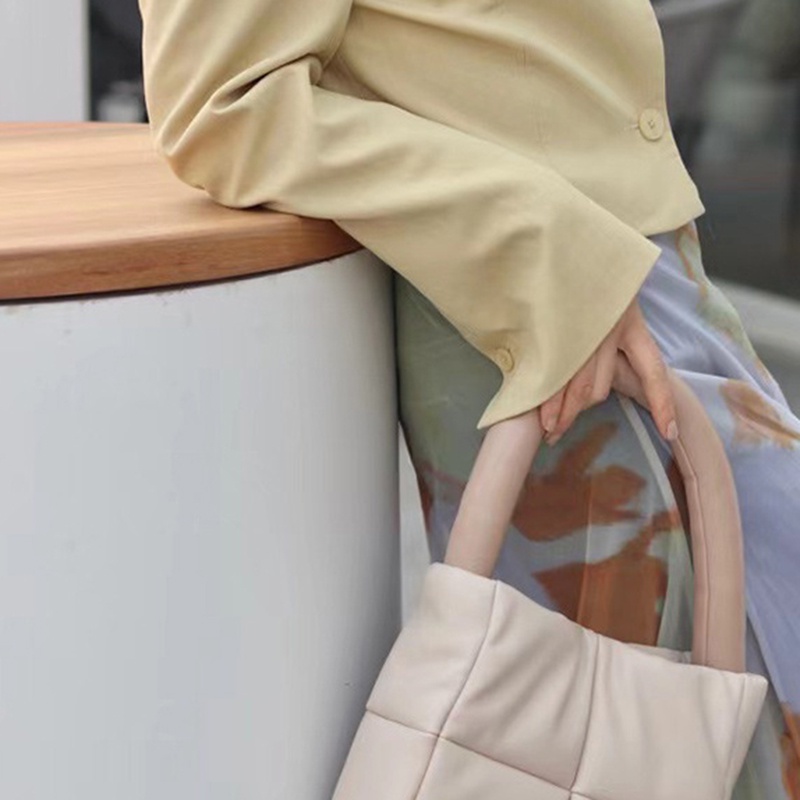 Túi xách IELGY da mềm dáng vuông đính kim cương giả thời trang cho nữ