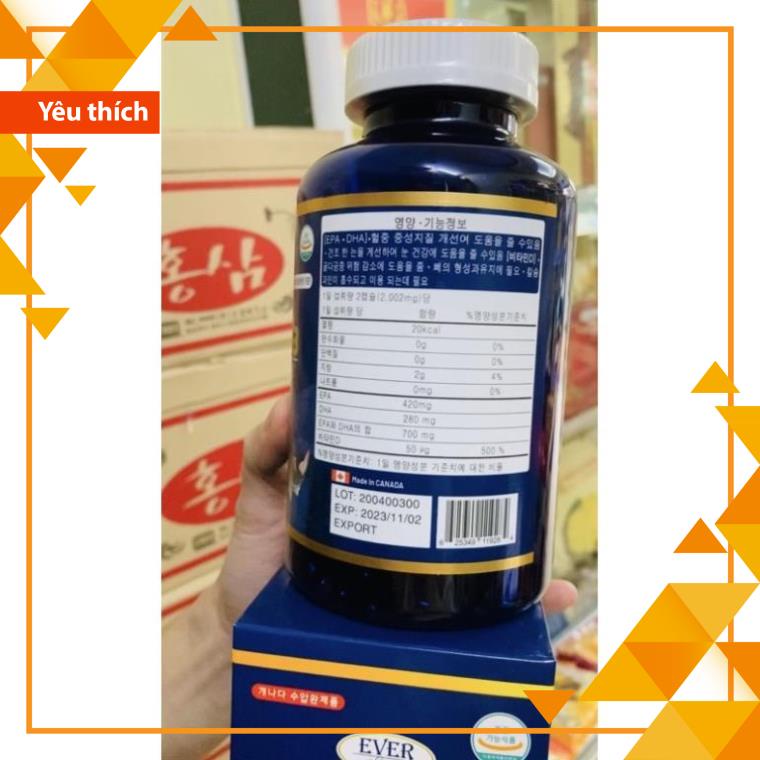 Viên mega bổ sung DHA Hộp 300 Viên - Chính Hãng | BigBuy360 - bigbuy360.vn