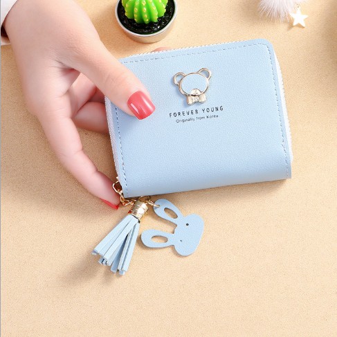 VÍ NỮ CẦM TAY FROM KOREA SIÊU CẤP CHÚ GẤU V248 HOT TREND 2019 | BigBuy360 - bigbuy360.vn