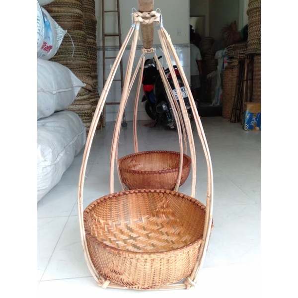 QUANG GÁNH MÂY TRE ĐAN, TRANG TRÍ, CẮM HOA