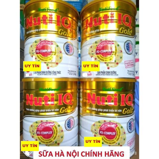 Sữa Nuti IQ Gold 3, 4 Lon 900g