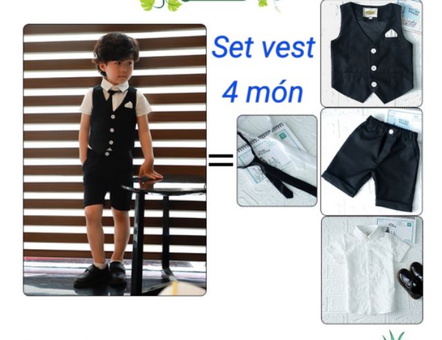 Bộ vest hè bé trai