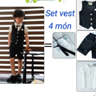 Bộ vest hè bé trai