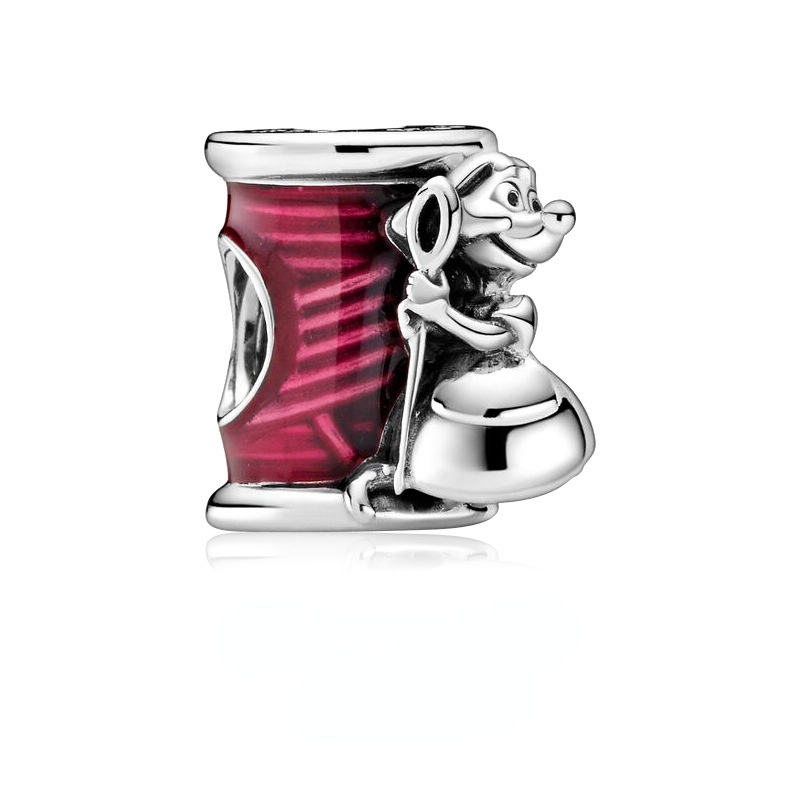 Hạt Charm Mạ Bạc 925 Hình Ông Già Noel Trang Trí Vòng Tay / Vòng cổ DIY