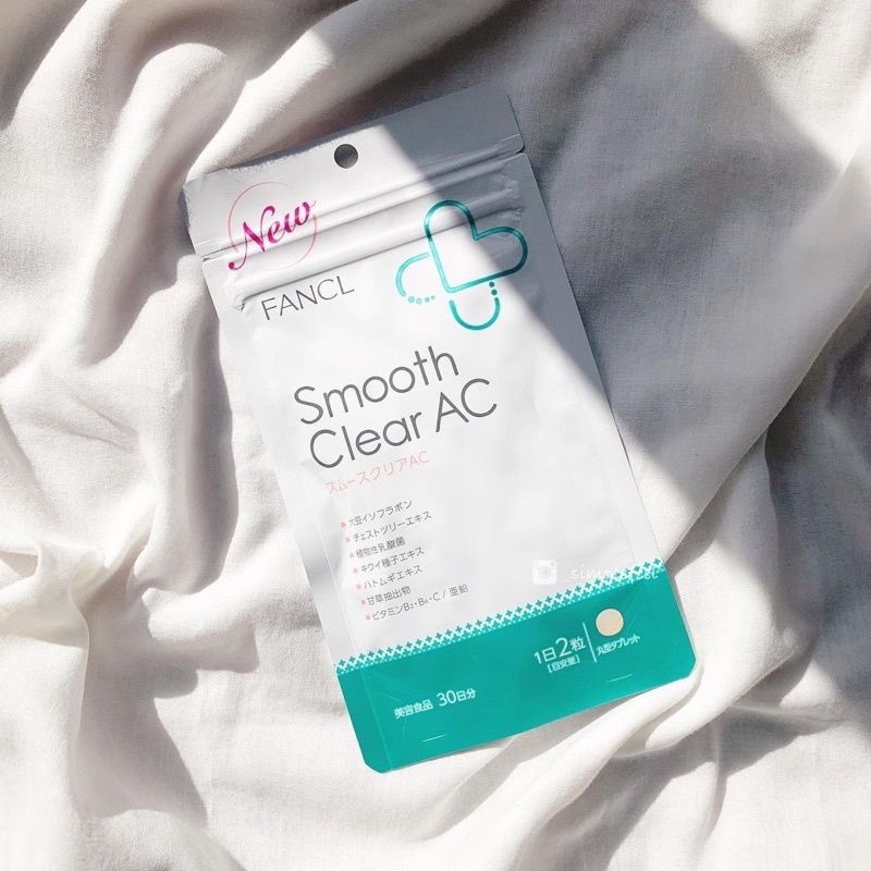 (Bill) Viên hỗ trợ giảm mụn Fancl Clear Smooth AC | BigBuy360 - bigbuy360.vn
