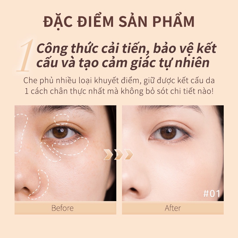 Kem che khuyết điểm Judydoll dạng lỏng độ bao phủ cao và lâu trôi 3.2g