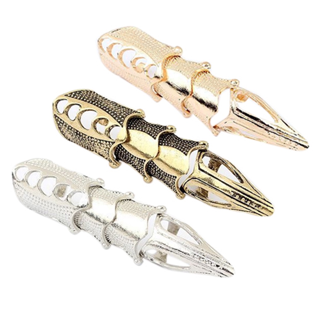 Nhẫn đốt ngón tay Unisex phong cách Gothic