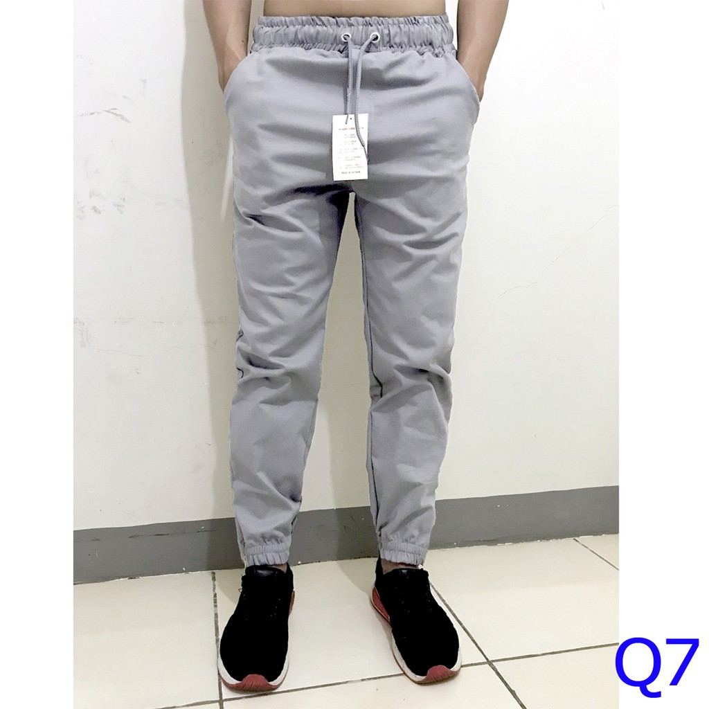 &lt;FREE SHIP&gt; QUẦN JOGGER KAKI BASIC CO GIÃN (KHÔNG GIỐNG HÌNH HOÀN TIỀN)