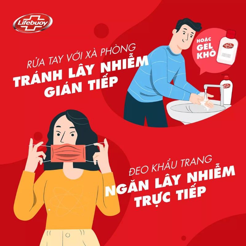 Gel rửa tay khô Lifebuoy 50ml kèm vỏ/100ML/235ML/500ML