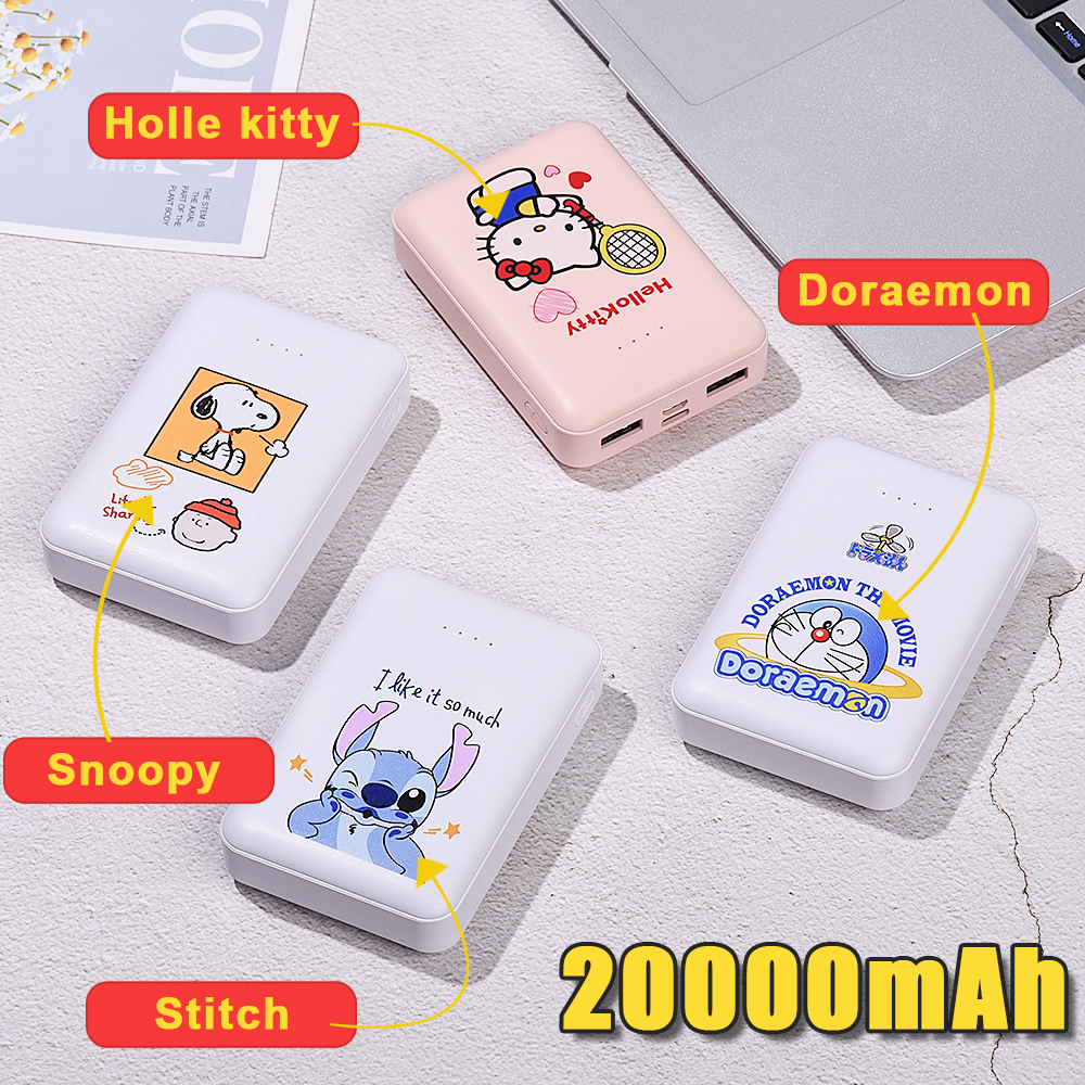 Sạc Dự Phòng Sunne 20000mah Kiểu Dáng Hoạt Hình Dễ Thương