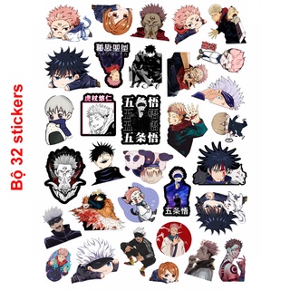 Sticker/ Hình dán Jujutsu Kaisen (mẫu như hình)