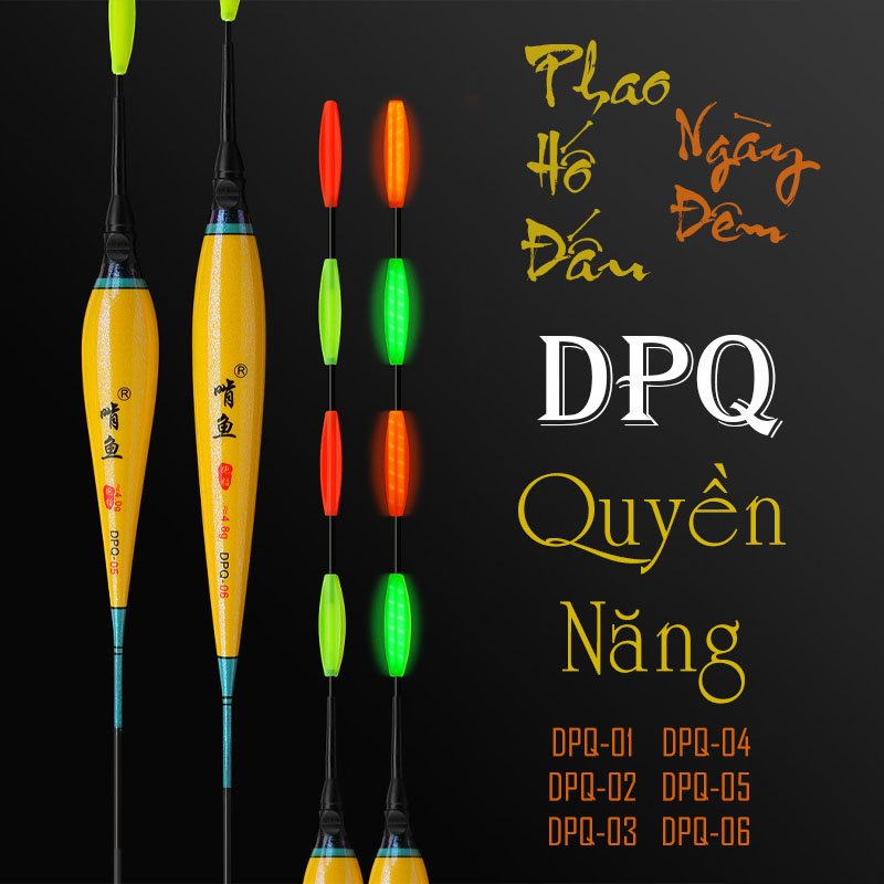 Phao săn hàng ngày đêm hố đấu Quyền năng, phao câu đơn câu đài săn cá, chất liệu nanomet mã DPQ