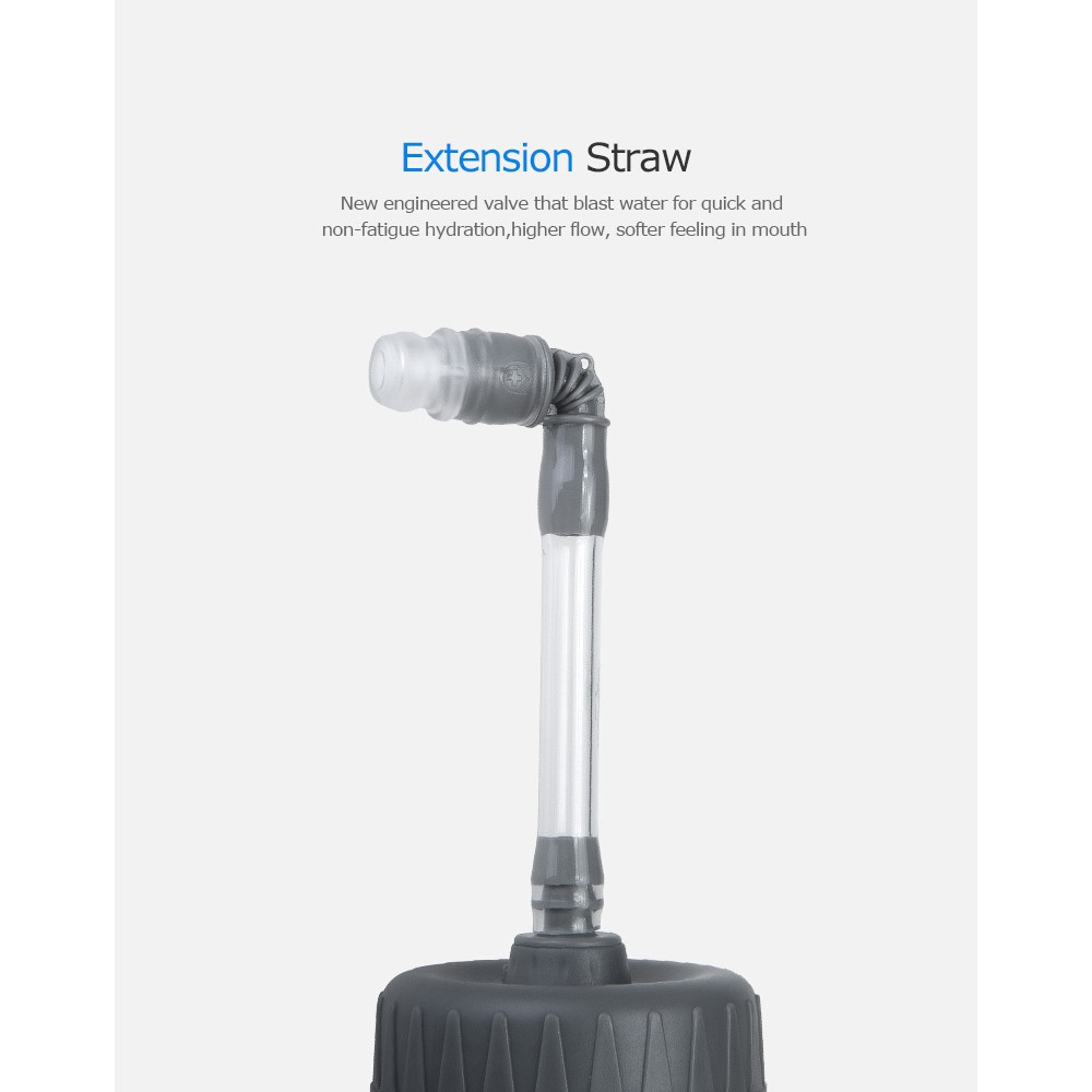 Bình nước thể thao AONIJIE SD33 700ml kèm ống hút trọng lượng nhẹ