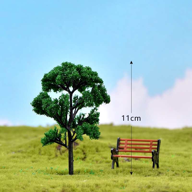 Cây giả dùng trang trí mô hình, tiểu cảnh trang trí bàn học