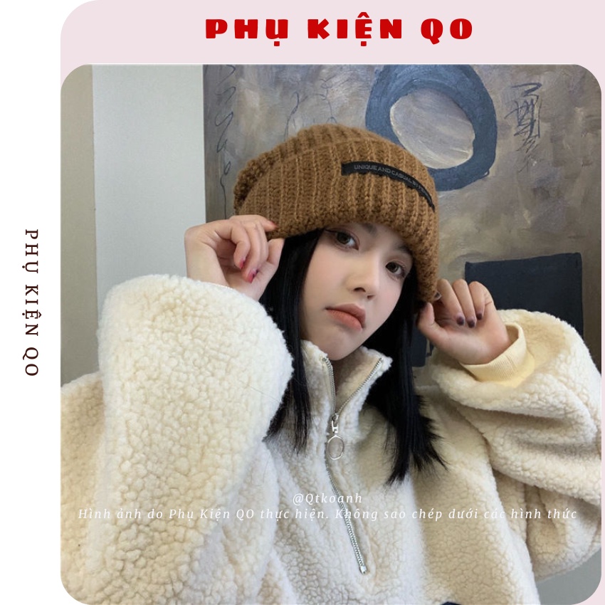Mũ len dệt kim cao cấp ML09