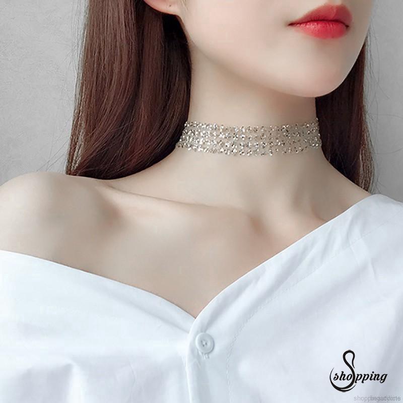 Dây đeo cổ dạng lưới thời trang nữ