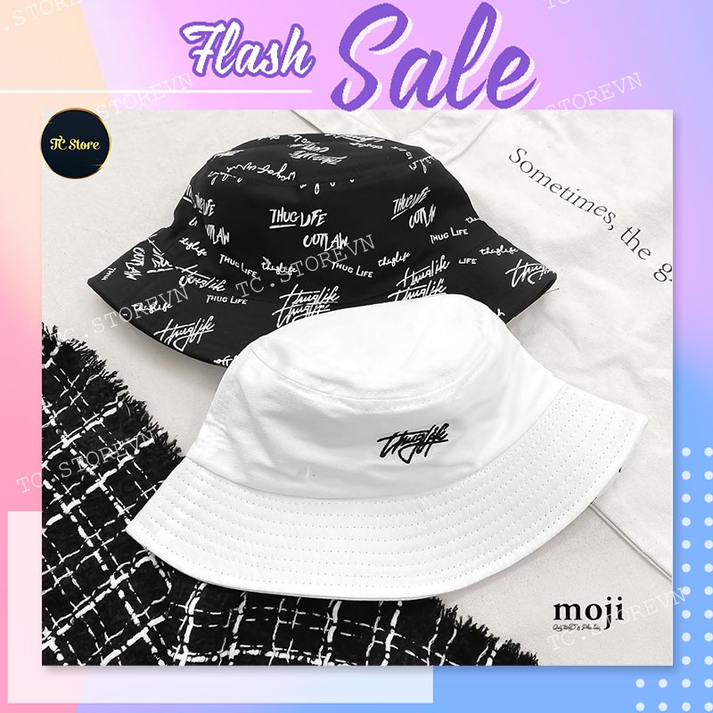Mũ Bucket THUGLIFE ⚡️ Giảm 50% ⚡️ Thời Trang Nam Nữ