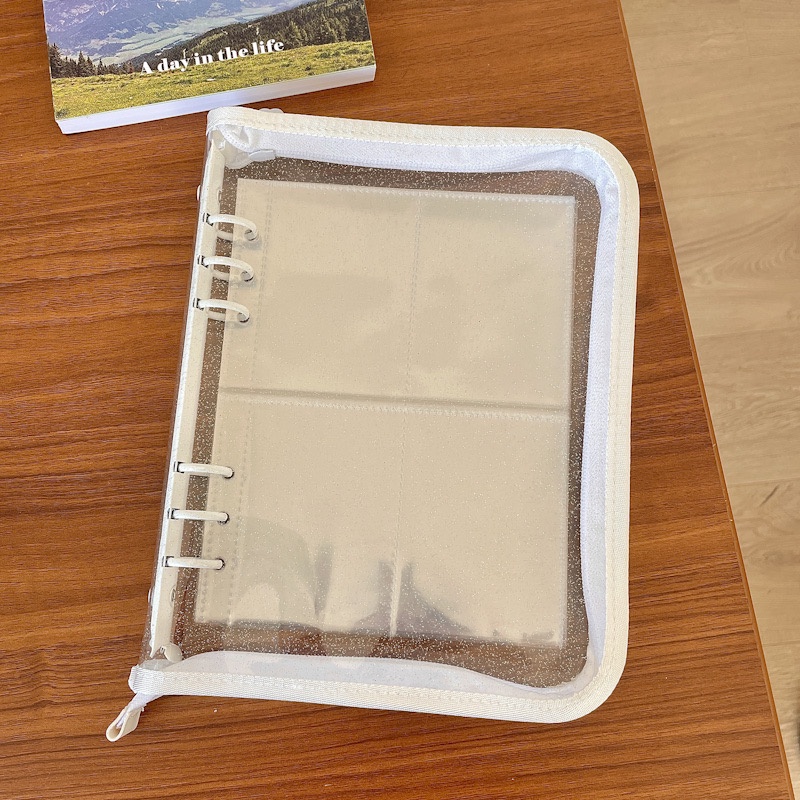 Album Ảnh Polaroid 3 Inch Bìa Màu Hồng Có Khóa Kéo Insa5