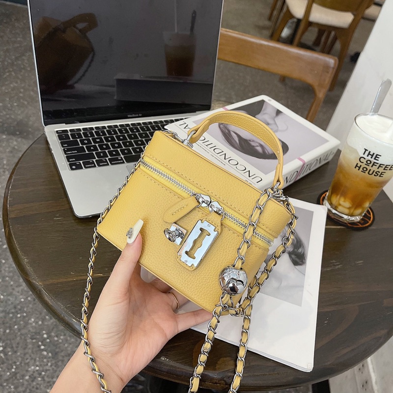 Túi đeo chéo nữ dáng cốp hộp nhỏ