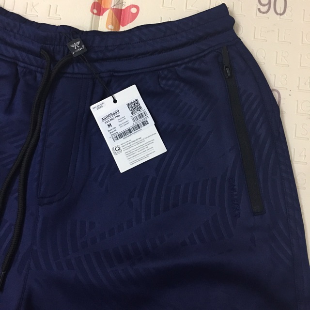 Quần short thể thao ARISTINO- aso056s9 cạp chun vân ép cao tần không nhăn | BigBuy360 - bigbuy360.vn