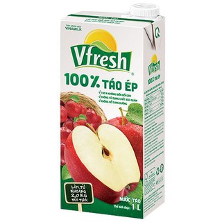 Nước táo ép Vfresh Hộp 1L