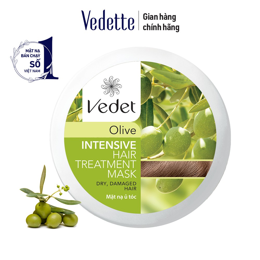 Mặt nạ ủ tóc Vedette - Intensive Hair Treatment Mask 110g (Hũ) hàng loại 1