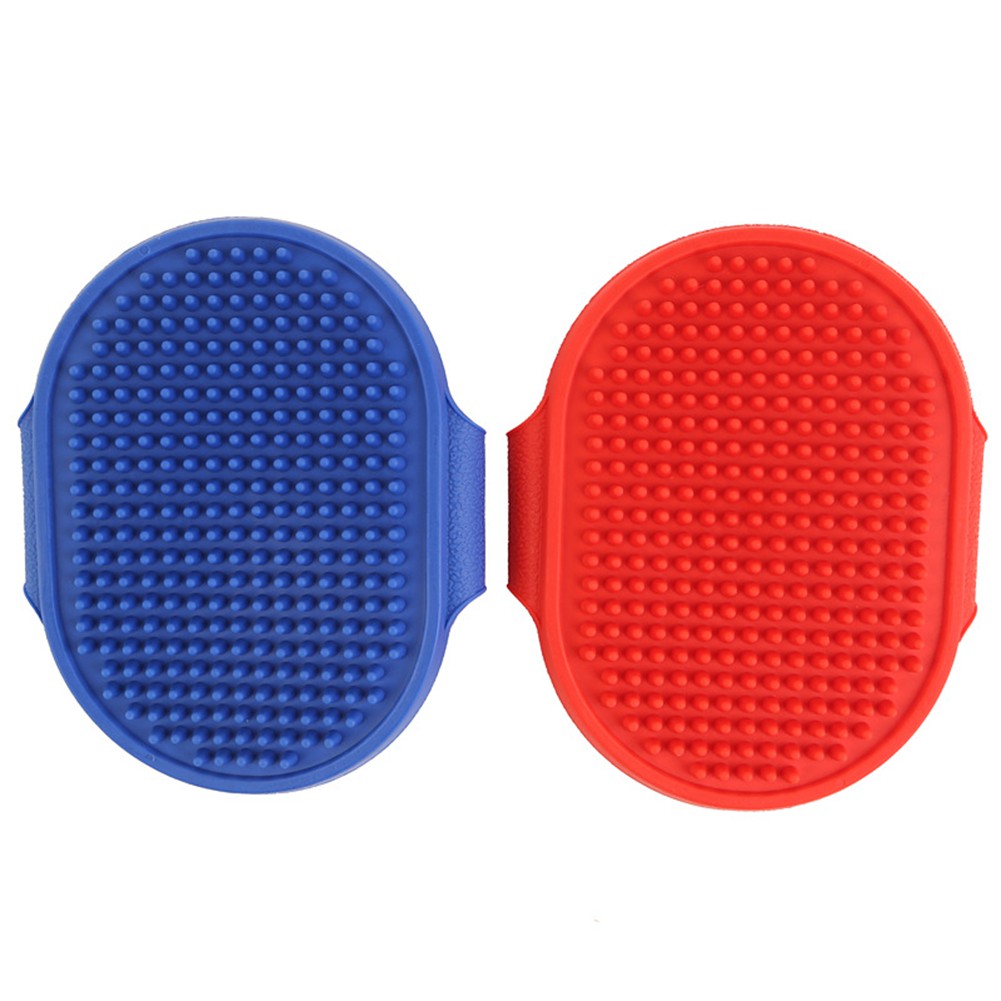 Bàn chải tắm massage loại bỏ lông bằng cao su chuyên dụng cho thú cưng