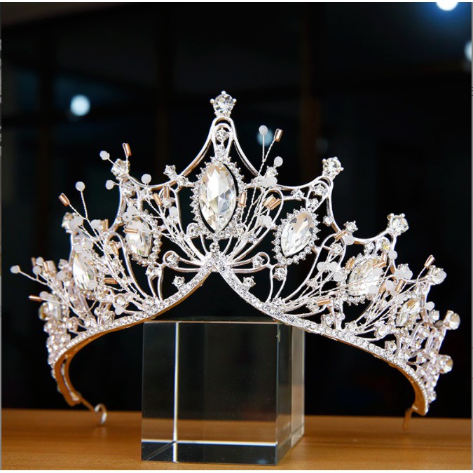 Vương miện cưới đính đá chụp ảnh cô dâu NgọcAnh Shop vm 56