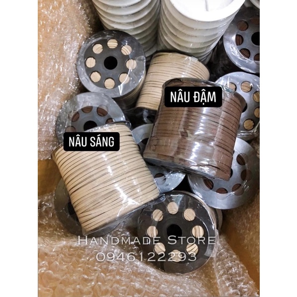 Dây da lộn nhiều màu