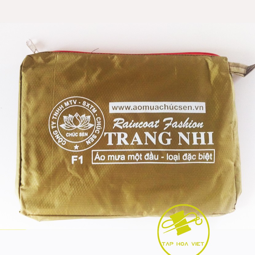 Áo mưa choàng cánh rơi vải dù 1 đầu Trang Nhi