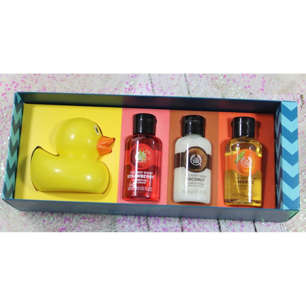 SET QUÀ TẶNG THE BODY SHOP DUCK N DIVE SHOWER GEL SET