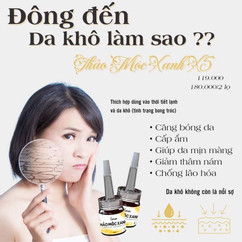 (CHÍNH HÃNG) THẢO MỘC XANH X5 LỌ 5ML | BigBuy360 - bigbuy360.vn