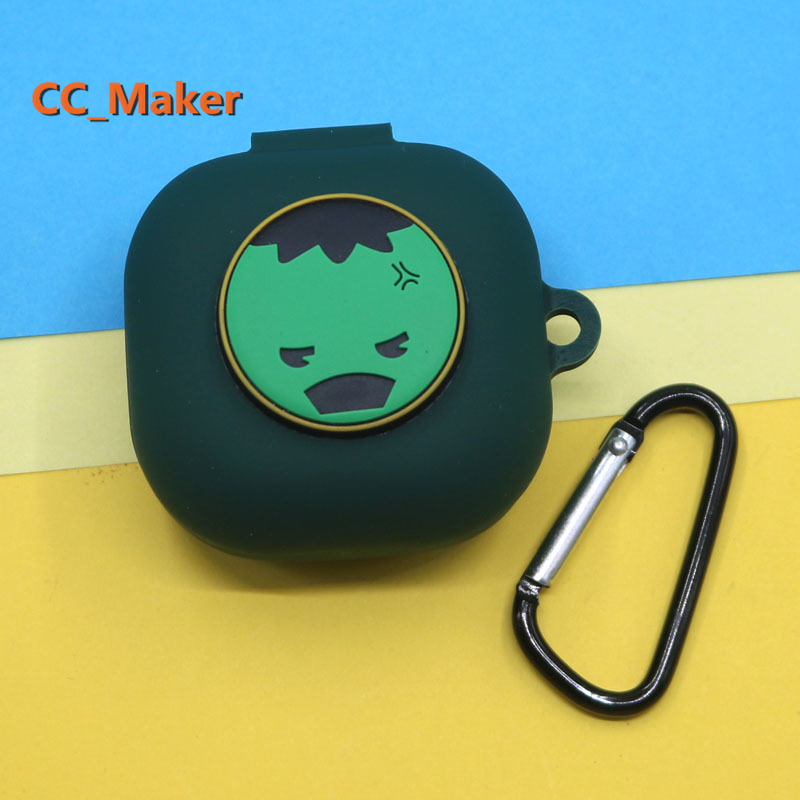 Vỏ bọc bảo vệ hộp sạc tai nghe Samsung Galaxy Buds Live bằng silicone dẻo họa tiết marvel/ starbucks | BigBuy360 - bigbuy360.vn