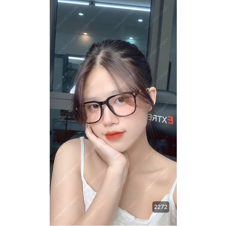 Gọng kính cận vuông nam nữ 2272 – Tiệm kính Candy