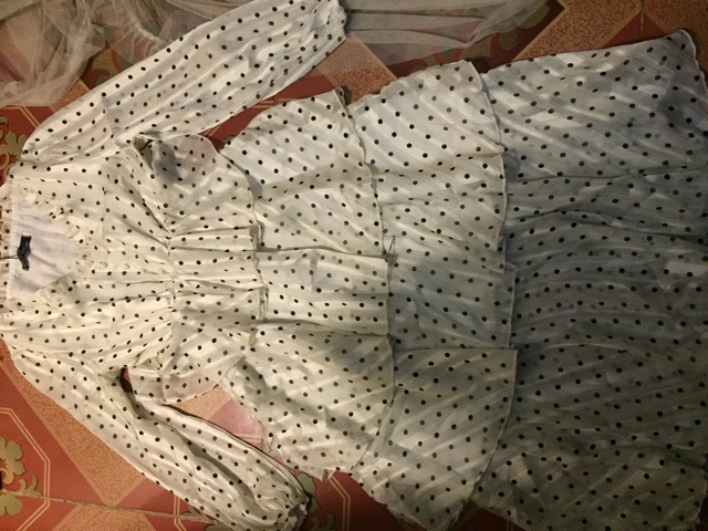 Váy tầng xinh- kèm ảnh khách chụp  mã 041