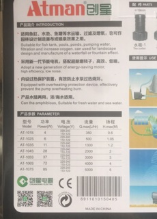 Máy bơm nước Atman tiết kiệm điện