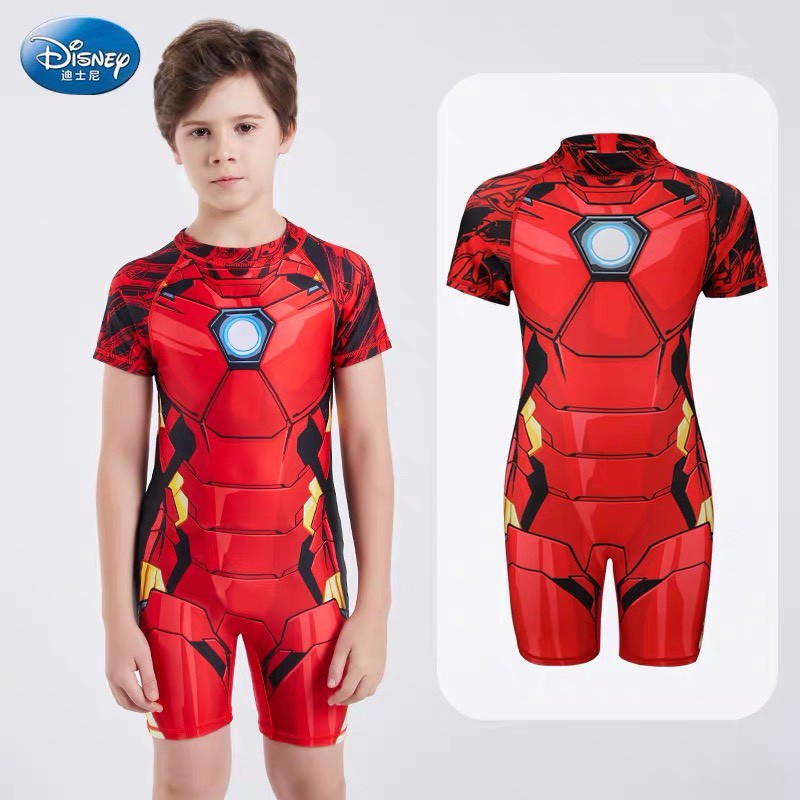 [ Size 12 - 48kg] Đồ bơi in hình siêu anh hùng cho bé trai - đồ bơi liền thân cho bé trai -cô chủ nhỏ