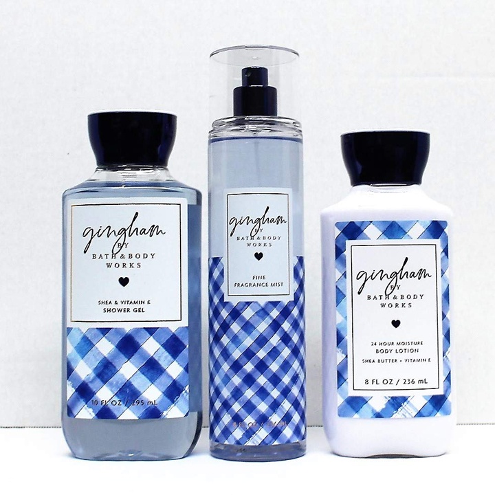 Xịt thơm toàn thân Gingham body mist - Bath and Body Works 236ml