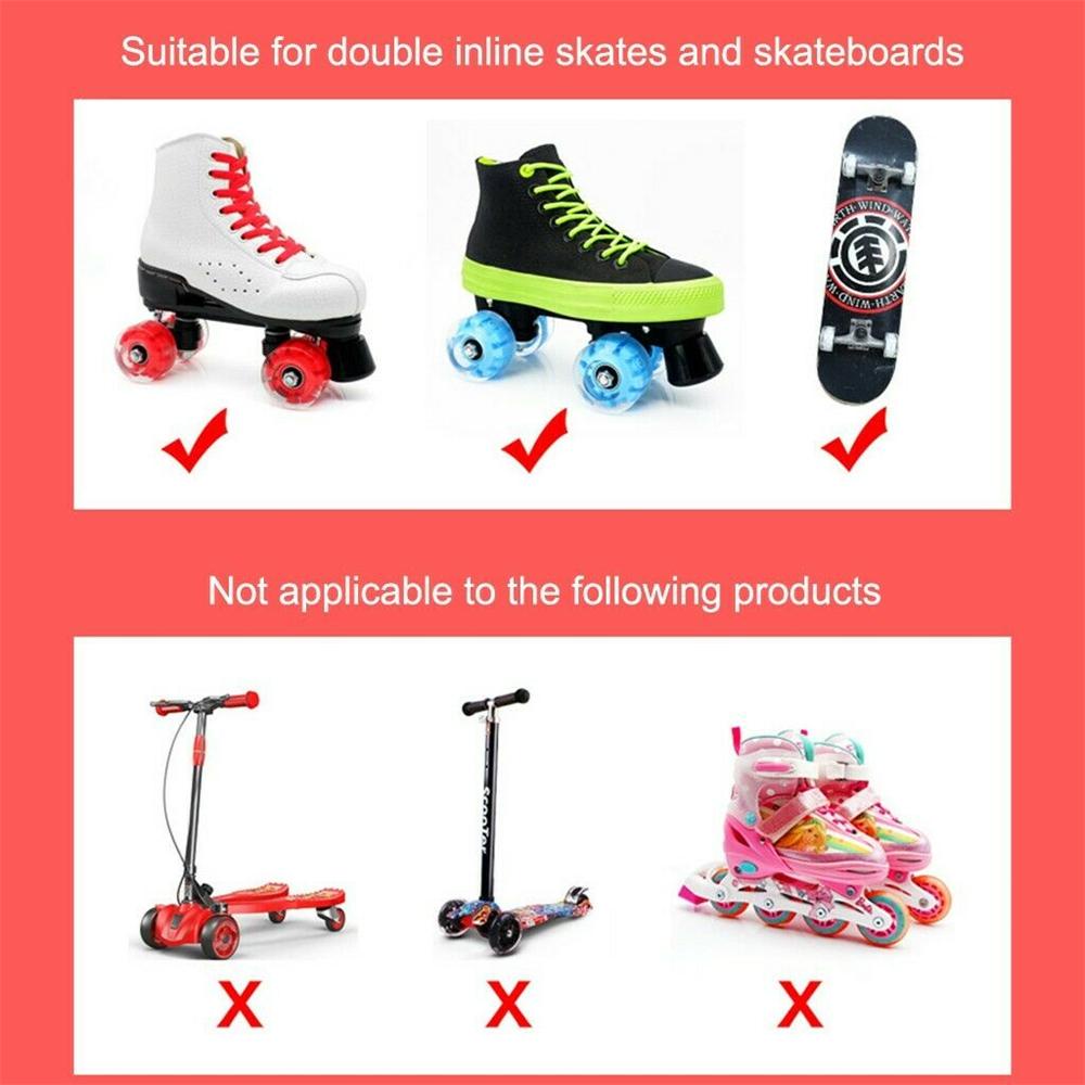 JARRED Bánh Xe Gắn Đèn LED Phát Sáng Cho Ván Trượt