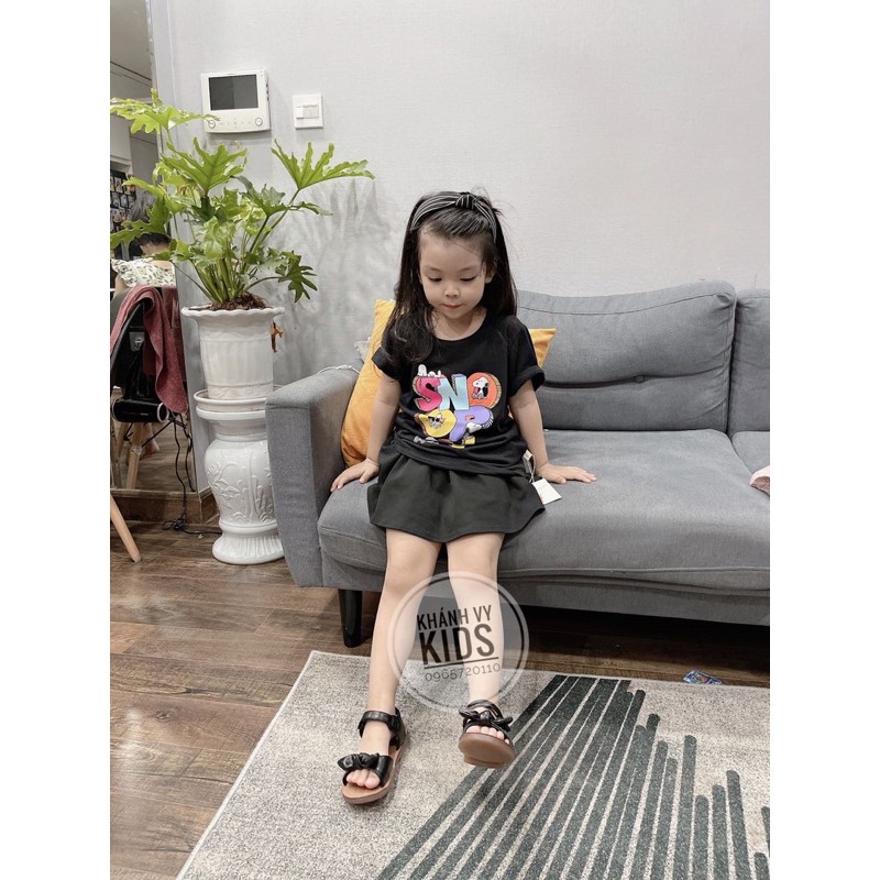 Dép sandal bé gái ❤️FREESHIP❤️ Dép Sandal đính nơ xinh xắn cho bé gái hãng MG Baby chất da PU siêu mềm êm chân