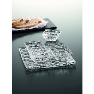 ( Hàng Đức) Set khay đĩa thủy tinh Spiegelau & Nachtmann, 0097633-0 (1 đĩa 3 khay)