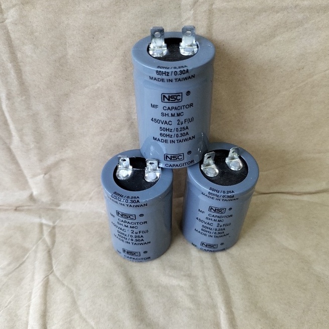 Tụ điện dầu 2uf ;2,5uf; 3 uf; 4 uf ; 5 uf dùng thay thế cho quạt điện, máy bơm nhỏ